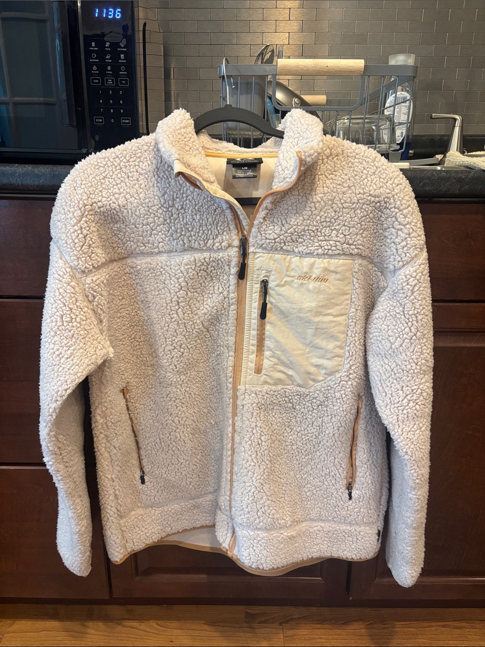 Women's Cream Teddy Jacket
